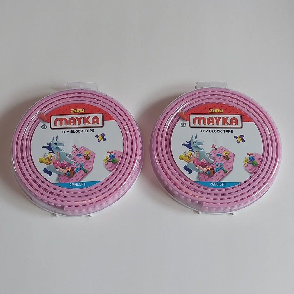 Zuru mayka toy block tape pink  Remove‎ & Reuse set 2